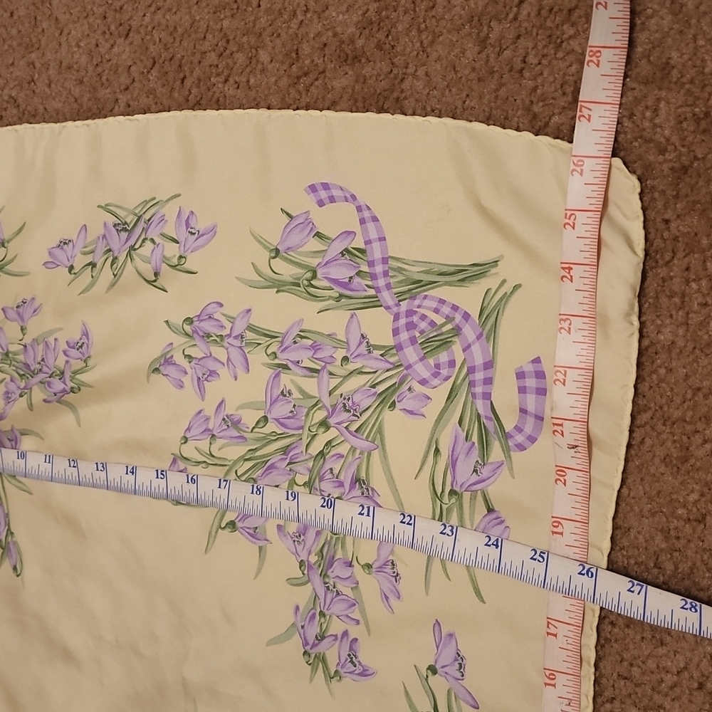 Burberry Silk Floral Square Scarf - Picture 4 of 13